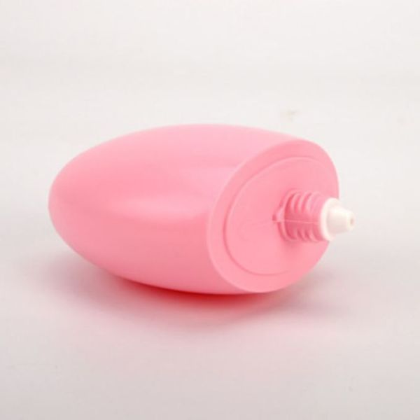 50ml Portable Egg-Style Customization Sunscreen Hand Cream BB Cream Container with Gold Chain
