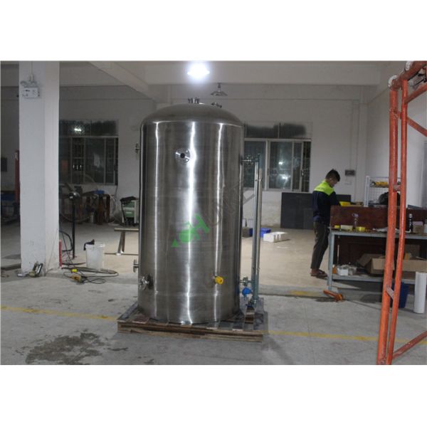 Stainless Steel Water Storage Vessel Tank For Storing Water / Beer / Milk