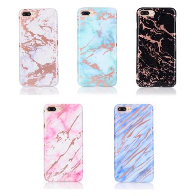 Iphone 8(plus)/7(plus) TPU gilding marble case, Iphone 8(plus)/7(plus) protective TPU case, Iphone 8 plus accessories