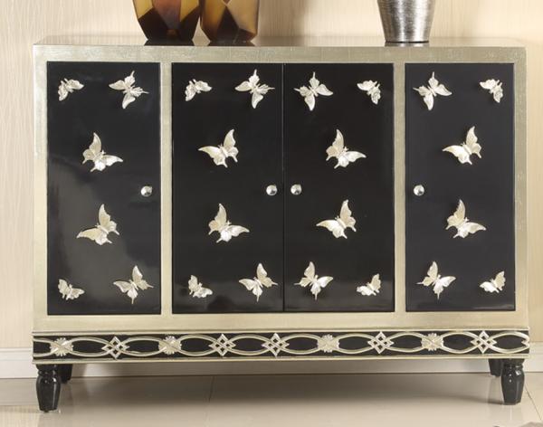 Living Room TV Decorative Painted Wooden Cabinets Antique Traditional Lockers 1200mm