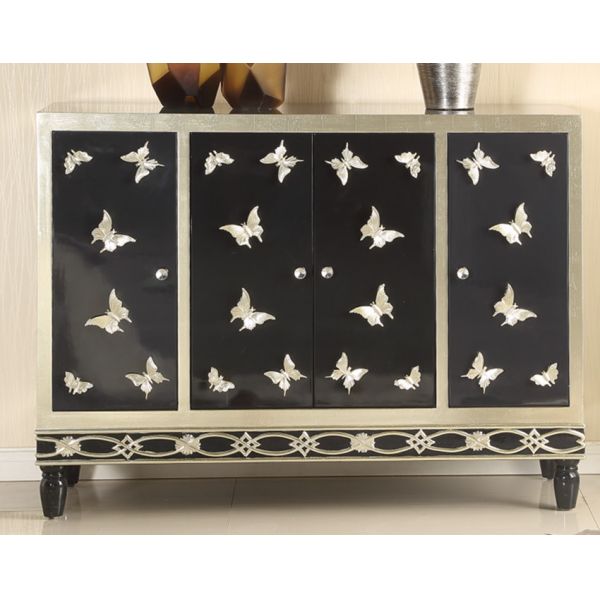 Living Room TV Decorative Painted Wooden Cabinets Antique Traditional Lockers 1200mm