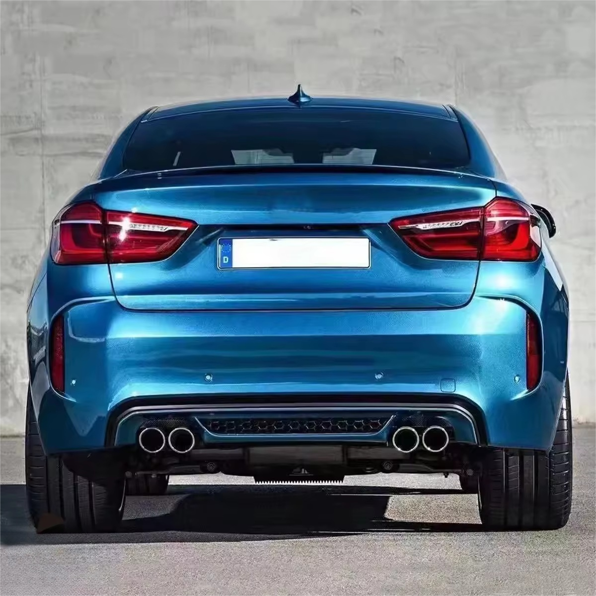 Body Kits For X6 F16 X6M Front Grille Front Bumper Side Skirt Rear Bumper Exhaust Pipes