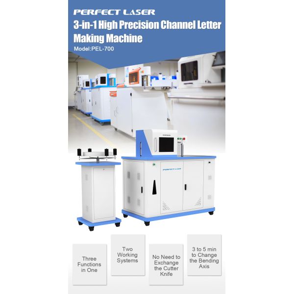 CNC Channel Letter Bending Machine For Stainless Steel Aluminum Advertising Signage