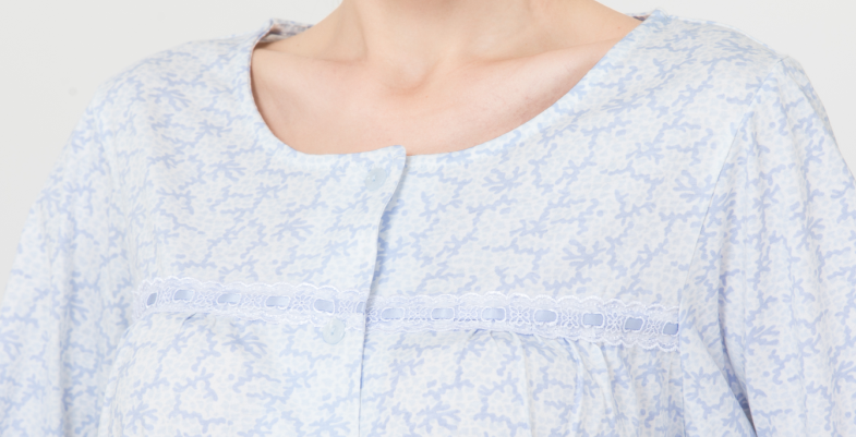 Premium Women'S Cotton Knit Pajama Sets Long Sleeve Long Pants Eco Friendly