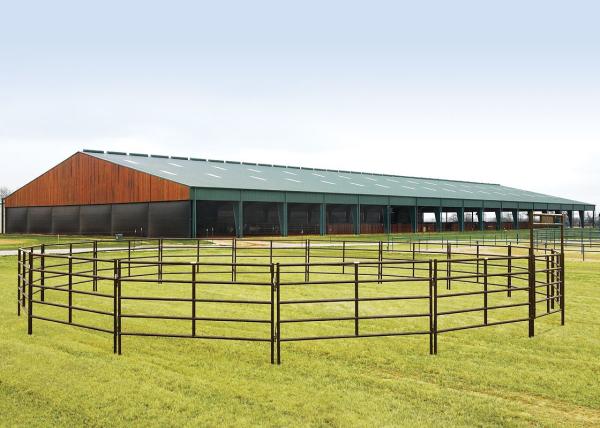 1.5m High Portable Galvanized 32OD Pipe Farm Fence Panels Heavy Duty