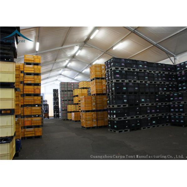 Prefabricated PVC Warehouse Tents Ppole Tent Aluminum Structure