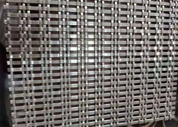 SUS316 Crimped Decorative Metal Mesh Architectural Woven Wire Mesh