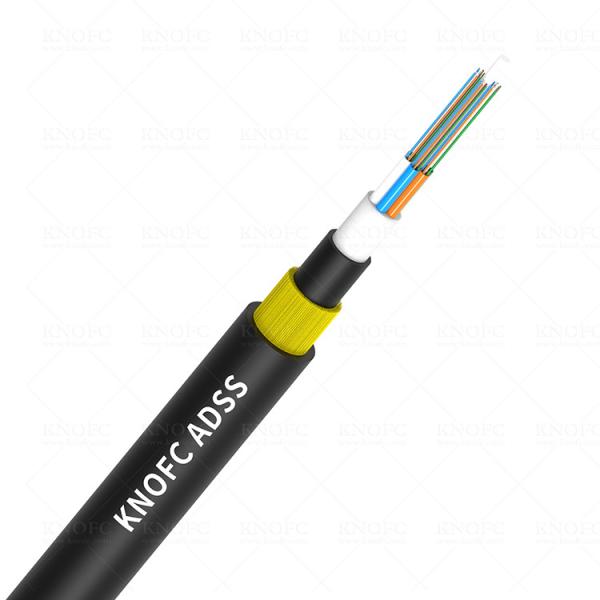 Double HDPE Sheath ADSS 96 Core 100M Aramid Yarn Fiber Optic Cable