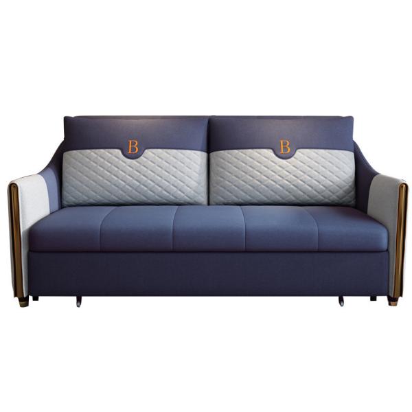 En's Fun Nordic Fashion Simple Light Removable And Washable Fabric Living Room Luxury Sofa Bed Combination
