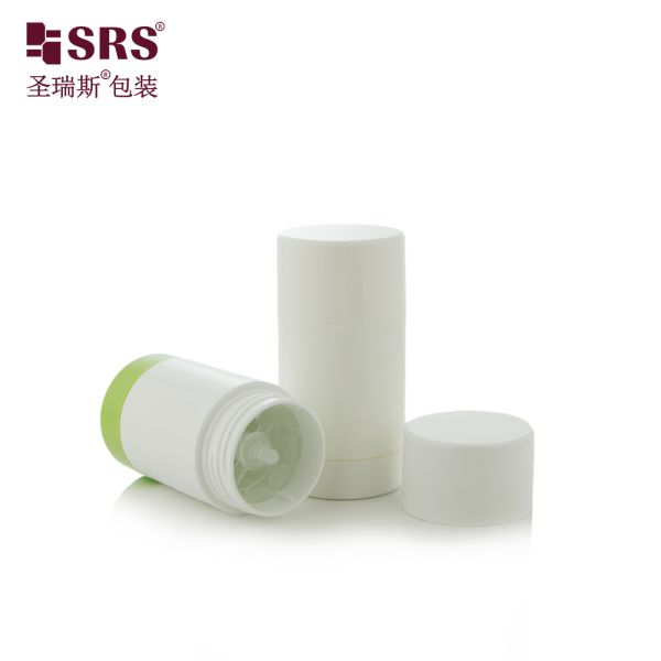 D048 Recycled Twist-Up Deodorant Stick Bottle Bottom Filled Cosmetic Packaging for Eco Focused Brands