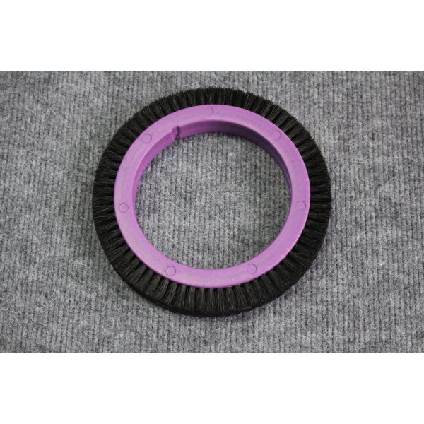Стендерные отделки машинные части Стентекс щетка колесо 122 мм Диа Черный Бристл Фиолетовый Пластиковый корпус Хорошее качество