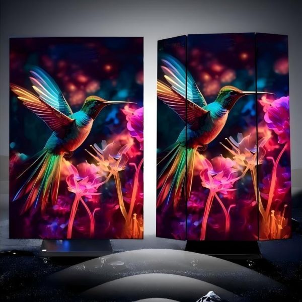 P1.8 Tri Fold Poster Led display Foldable led Screen Double Sided led dispaly