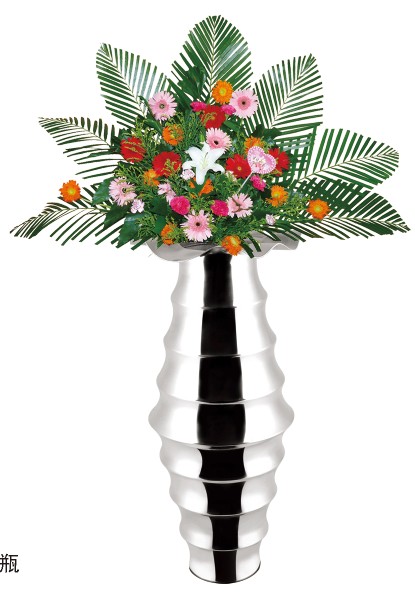 Bamboo Stainless steel flower vase SHKT-4014,metal vase