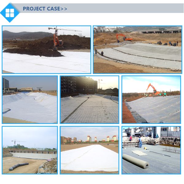 Геосинтетическая глиняная облицовка 5000 г/м2 Бентонитная гидроизоляционная одеяла для гидроизоляции