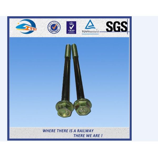 Ранг крепежной детали 12,9 болта рельса Сте сплава СКМ435 10Б38 с Kроме покрыла