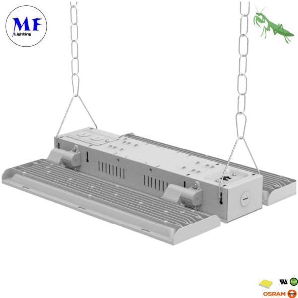 Instalação de iluminação industrial Lâmpada de baía alta linear Luz de baía alta IP66 Impermeável Área exterior Área interna 100W-400W Estação de gasolina