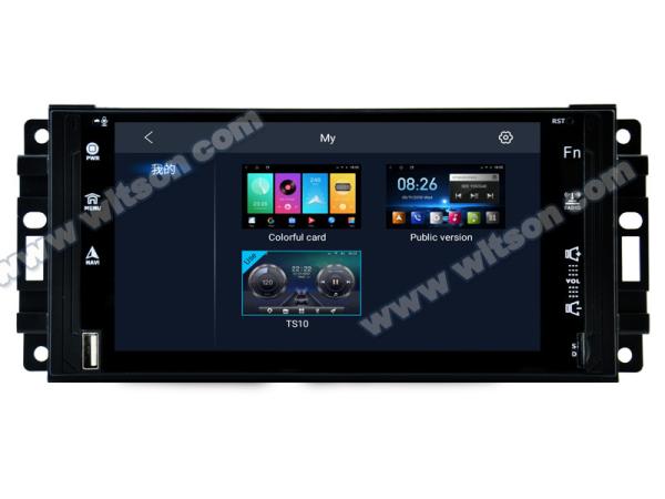 7 Ecrã OEM estilo sem DVD Deck para Jeep Wrangler Dodge Grand Cherokee