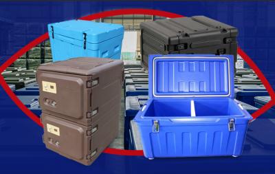 Bac de stockage rotomoulé intégré rotatif pour OEM - Différentes tailles de boîtes isolées