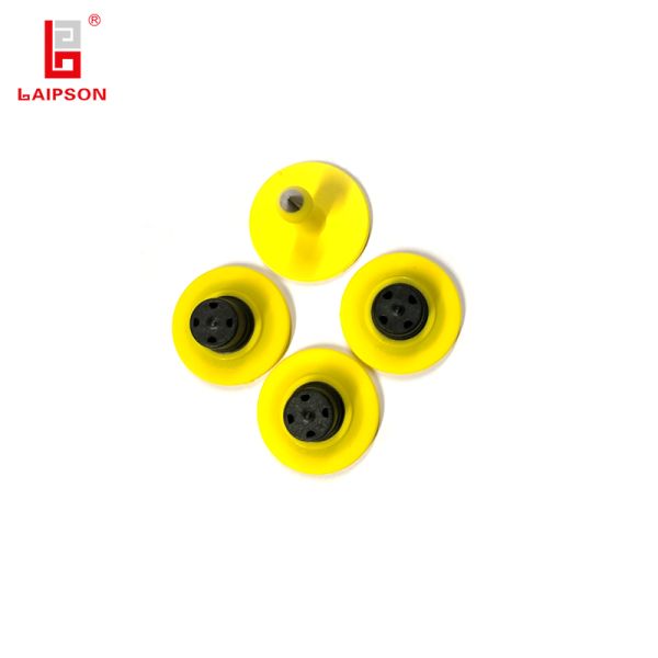 50mm Durable Round TOP TPU Tamperproof Visible Pig Goat Cow Animal Ear Tag For Livestock