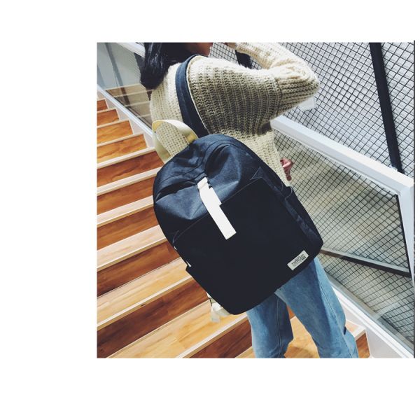 Waterproof Backpack College Students Canvas Bag For Men and Women Fashion Travel Bag