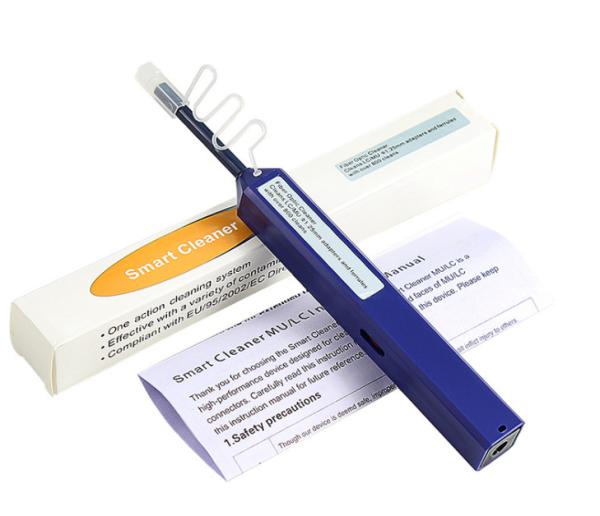 LC Connector Fiber Optic Cable Tools , One Click Fiber Optic Cleaning Pen