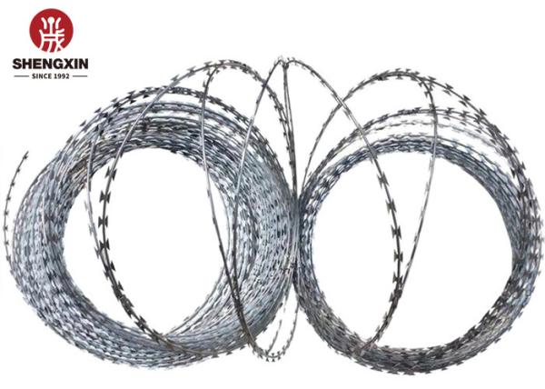 Razor Double Twisted Boundary Galvanized Barbed Wire Anti Rust