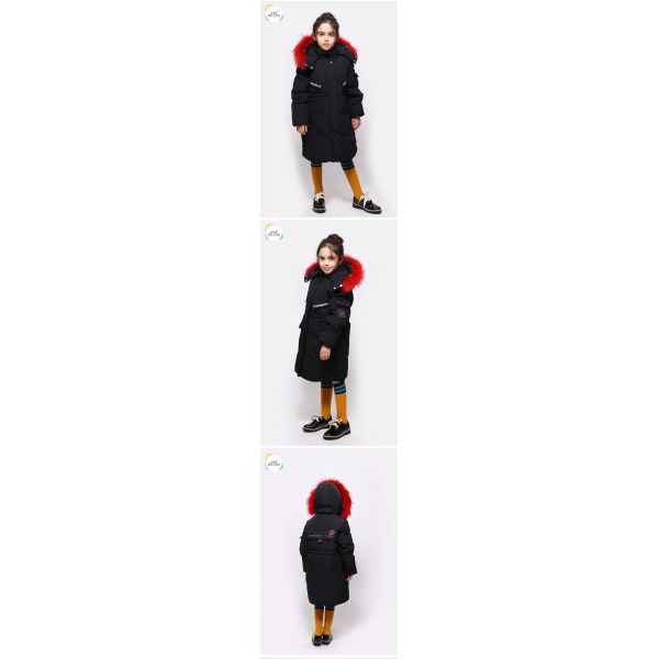 Clothes Shop Design Hooded Fashion Girls Winter Clothing Real Crane Eider Duck Down Jacket