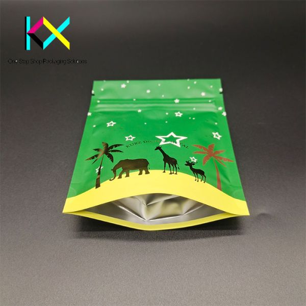 Multiple Design Custom Food Packaging Bags 120um Heat Sealed Foil Lined Sachet