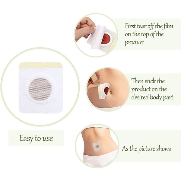 30pcs Chinese Natural Herbal Medicine Magnet Slimming Patch Fat Burning Weight Loss Stickers Health Care Body Massager