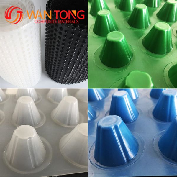 Строительная синяя HDPE-карта 10 мм дренажная ячейка с сертификациями CE/ISO9001/ISO14001