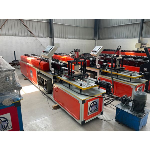 “Door Shutter Roll Forming Machine Equipped with Hydraulic Cutter and PLC Control for Automated and Shutter Manufacturing”