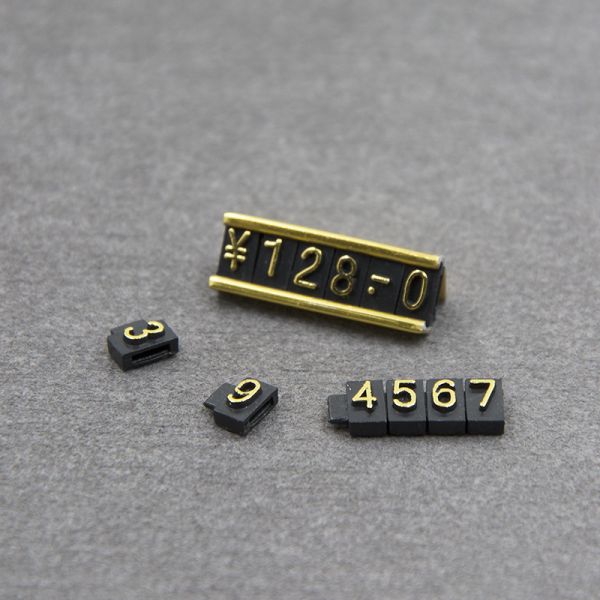 Держатель ценника ювелирного магазина золотой, прочные небольшие ценники для украшений