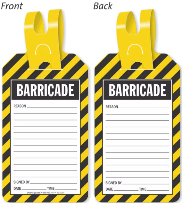 Customized Vinyl Plastic Self-Locking Safety Tags OSHA Blank Valves Pipes Grease-proof Writable Adjustable Pliable Tear-proof Labels