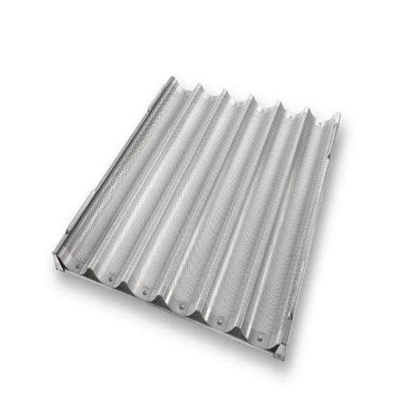 RK Bakeware China Foodservice NSF Оптовая продажа 12-канального багетного лотка с антипригарным покрытием 1200X800