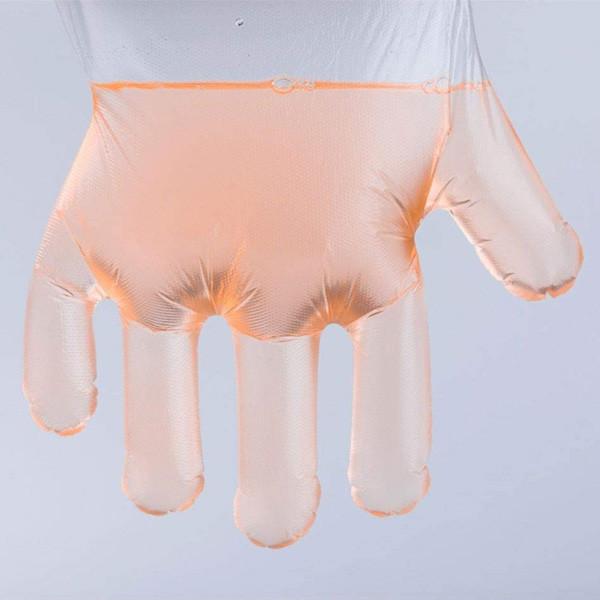 PE Disposable Plastic Gloves /  Thicken Poly Gloves Food Prep Handling Gloves