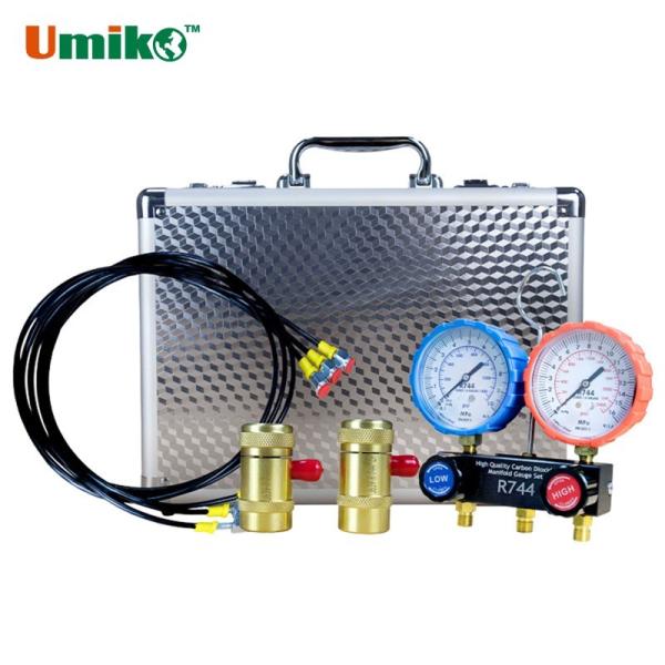 Portable Refrigeration Gauge Set Easy Operation Automotive Ac Gauge Set