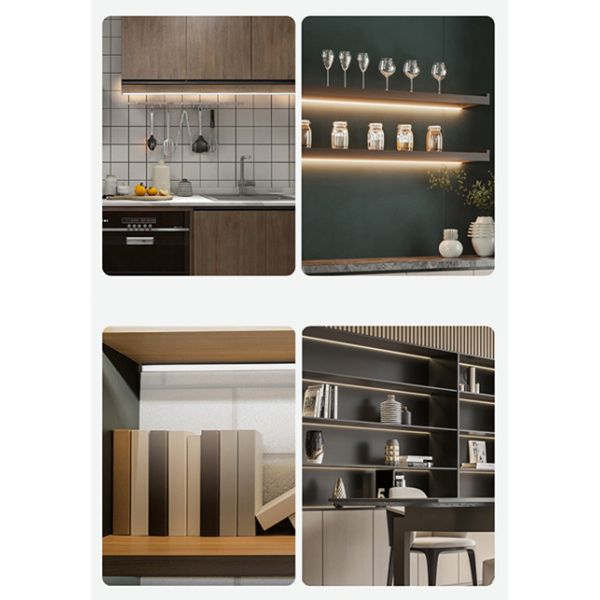 Cabinet Lights Voltage Recessed LED Aluminum Strip Light for Under Cabinet and Closet