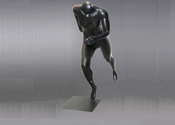 Black Male / Female Sport Shop Display Mannequin For Gym Suits Display