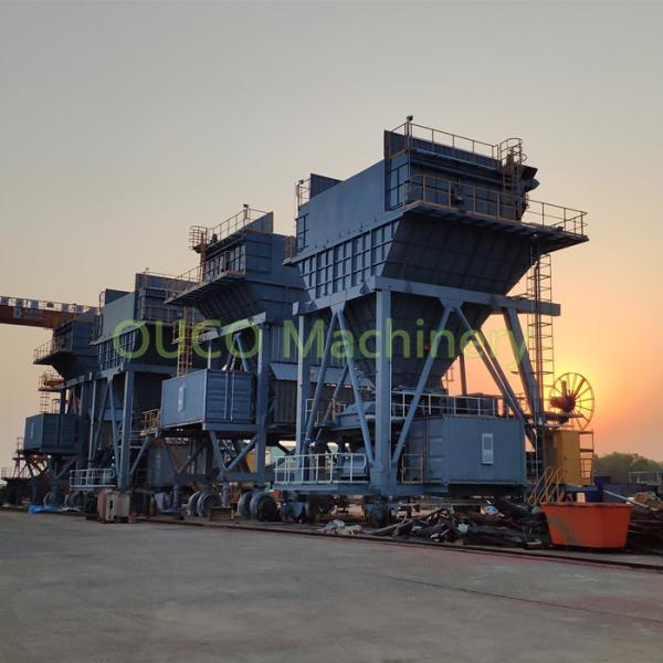OUCO 40CBM Clinker Discharging Mobile Port Eco Hopper