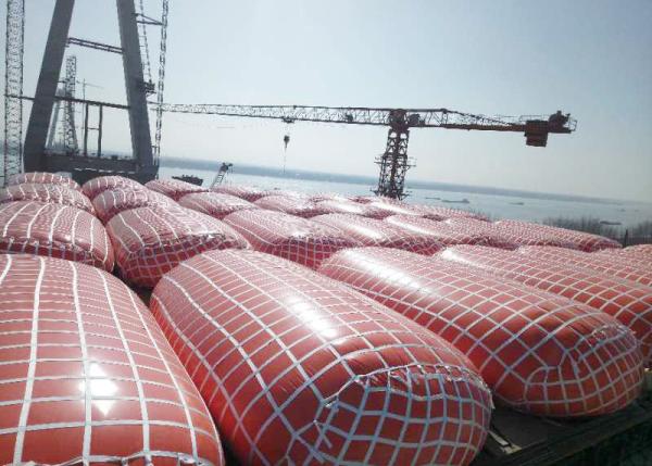 Bridge Flexible Pressurized Water Tank System Replacing Traditional Sandbags