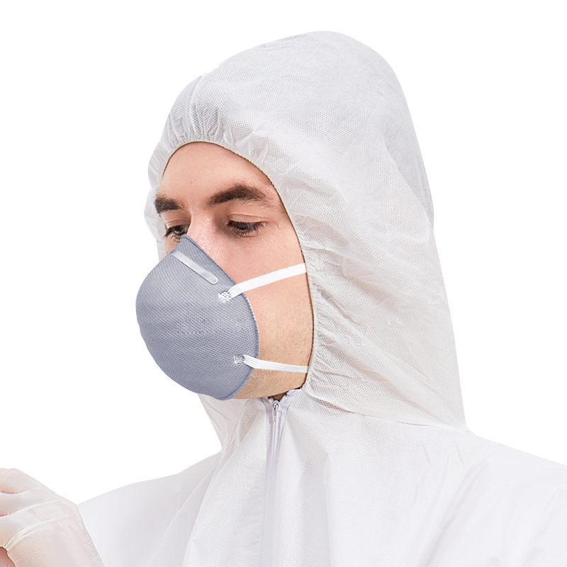 Haixin Health Logo Printing Kn95 Mask Disposable Facial Activated Carbon Filter Non Woven Cloth KN95 Meltblown Mask Wholesale