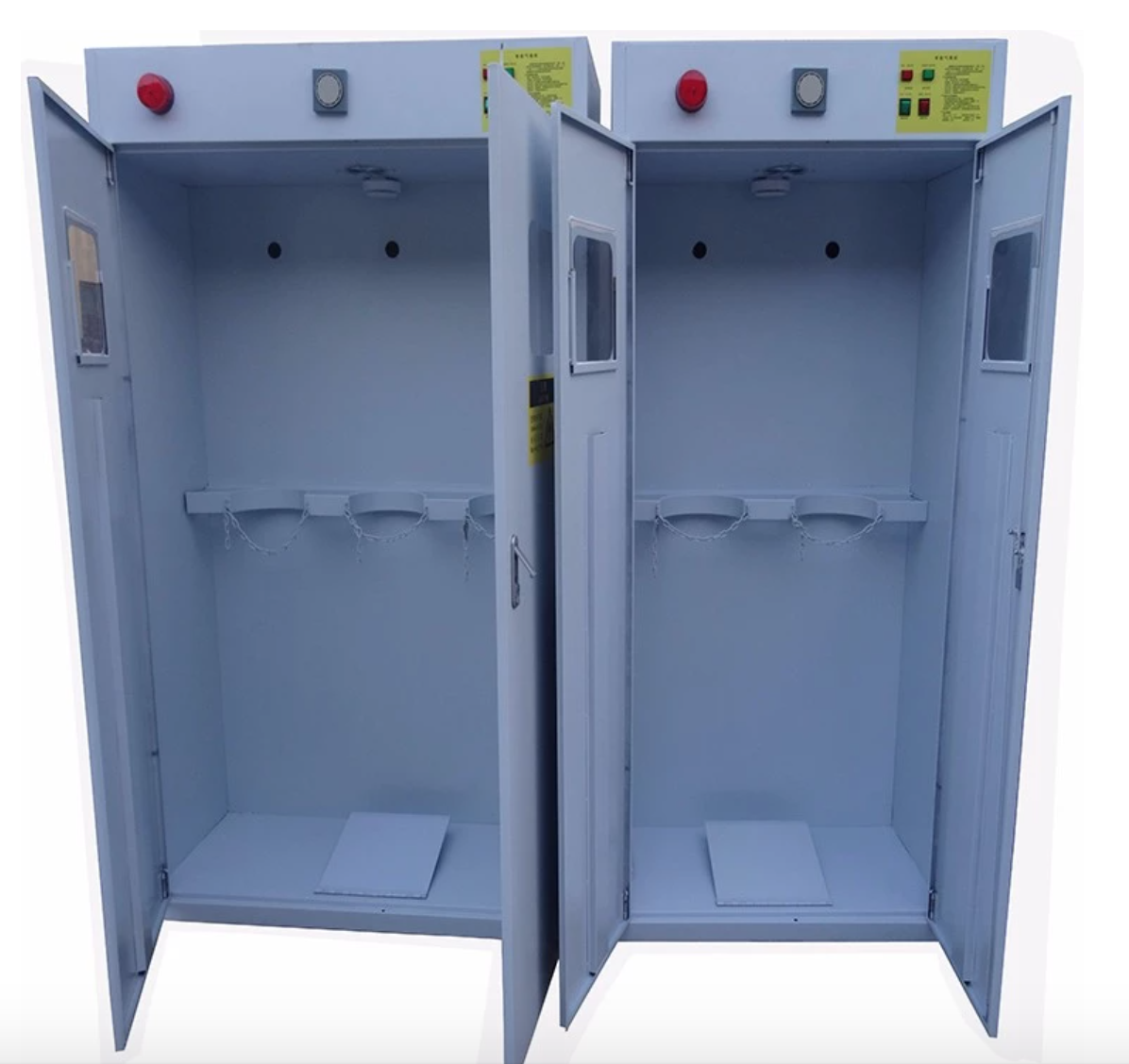 900X450X1800mm All Steel Lab Gas Cylinder Storage Cabinet for 2 Bottles