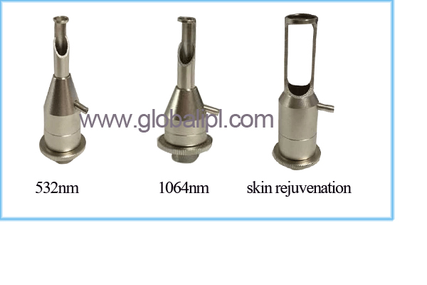 Three Treatment Head Nd Yag Laser Machine Two Wavelengths Tattoo Removal