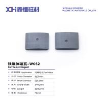 Magnetos de anel grande Ferrite pó de estrôncio ímã permanente Ferrite para motores de ventilador W062