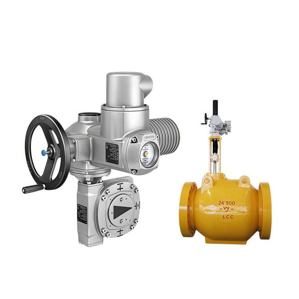 Customized Electric Stainless Steel Axial Flow Valve Industrial Electric Control Valve