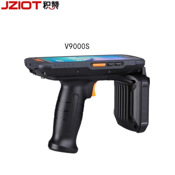 手持ちのRFIDリーダー 充電器付き IP67 5.5 インチ Android 11 9000mAh Uhf RFID Reader スキャナー PDA