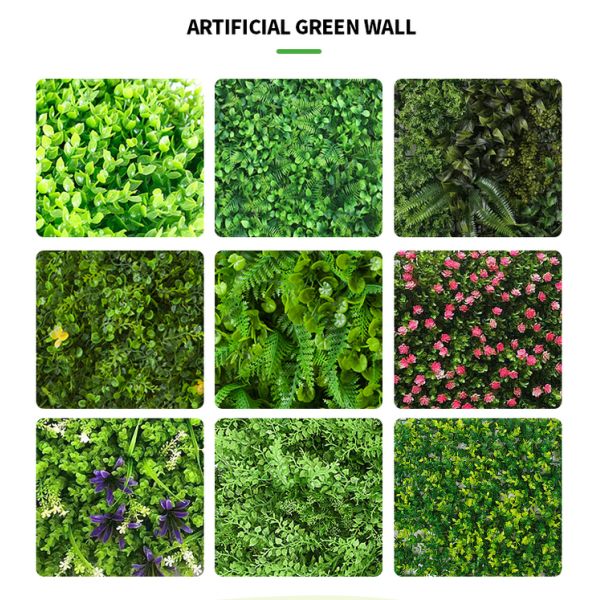 OEM ODM Silk Rose Artificial Flower Wall Panels 50*50cm 40*60cm