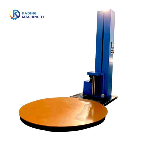 0-10rpm Turntable Speed Automatic Pallet Stretch Wrapper With Pre Stretching System
