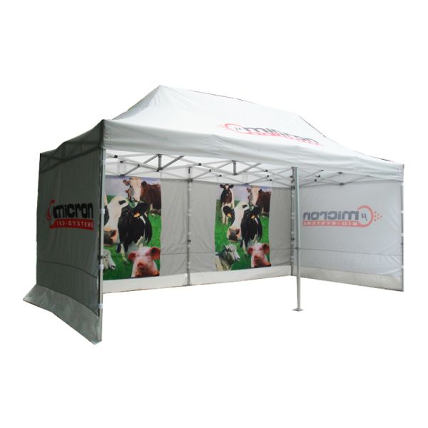 3X6 Folding Outdoor Exhibition Tents , White Color Trade Show Pop Up Tents