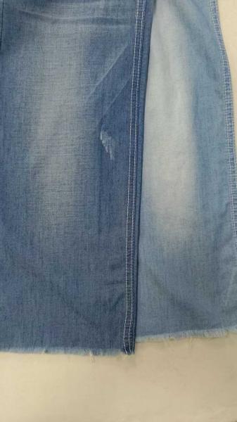 Tissu denim INDIGO FONCÉ très léger de 4,3 oz, de 180 cm de large, 32*32, non extensible, JSD3326, pour la vente en gros